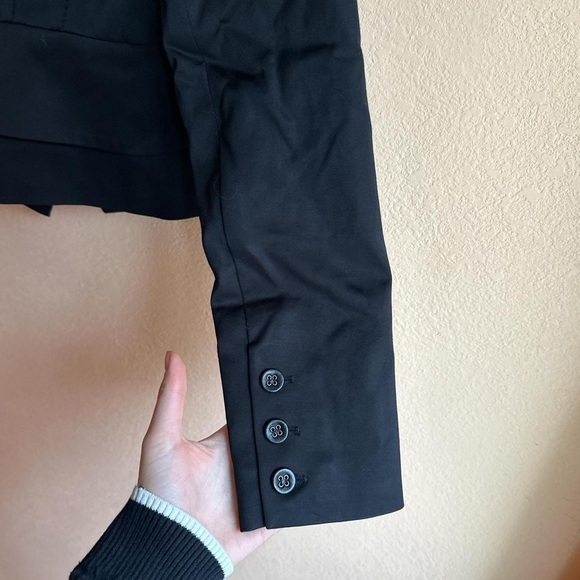 Bebe Cropped One Button Blazer - Picture 6 of 6